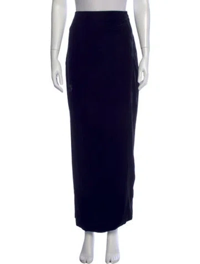 Pre-owned Vera Wang Long Skirt In Blue