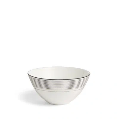 Vera Wang Luxe Graphite 4.3in Bowl In White