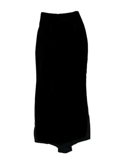 Pre-owned Vera Wang Mini Skirt In Black