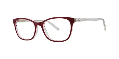 Vera Wang Miranda Cranberry Occhiali Da Vista Rossi Per Uomo (solo Montatura) In Red