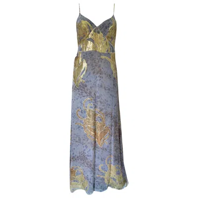 Pre-owned Vera Wang New  Lavender Label Evening Dress Sz 2 In Purple