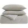 Vera Wang Puckered Comforter Set In Silver Leaf