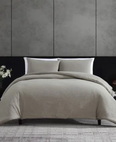 Vera Wang Puckered Texture Comforter Sets In White