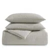 Vera Wang Puckered Textured 3 Pc. Comforter Set, Queen In Gray