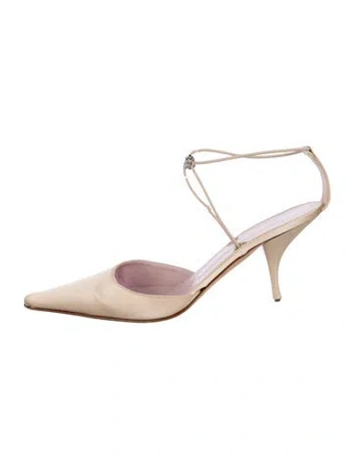 Pre-owned Vera Wang Pumps In Neutrals