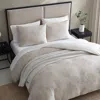 Vera Wang Roses Jacquard 3 Piece Comforter Set, Queen In Natural Beige