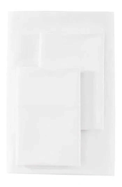 Vera Wang Sateen 1,000 Thread Count Queen Sheet Set In White