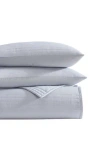 Vera Wang Seersucker Stripe Quilt & Sham Set In Blue