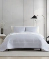 Vera Wang Seersucker Stripe Quilt Set