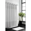 Vera Wang Seersucker Stripe Shower Curtain In Aquamarine White