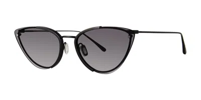 Vera Wang Selwyn Black Women's Sunglasses Black Size 62