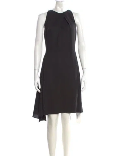 Pre-owned Vera Wang Silk Knee-length Dress In Multi