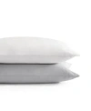 Vera Wang Solid 1000 Thread Count Sateen Sheet Set In Rain Blue