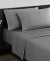 Vera Wang 800 Thread Count 800 Thread Count Sateen Sheet Set In Soft Charcoal