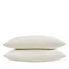 Vera Wang Solid Cvc Sateen Natural Queen Pillowcase, Pair In Neutral