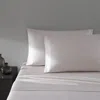Vera Wang Solid Cvc Sateen Sheet Set, Queen In Neutral