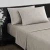 Vera Wang Solid T800 Sateen Cvc Sheet Set, King In Natural
