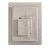 Vera Wang Solid T800 Sateen Cvc Sheet Set, Queen In Natural