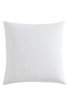 Vera Wang Solid Textured Pleat Euro Sham Set In White