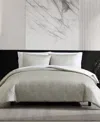 Vera Wang Speckled Satin Weave 3-pc. Duvet Cover Set, King In Taupe