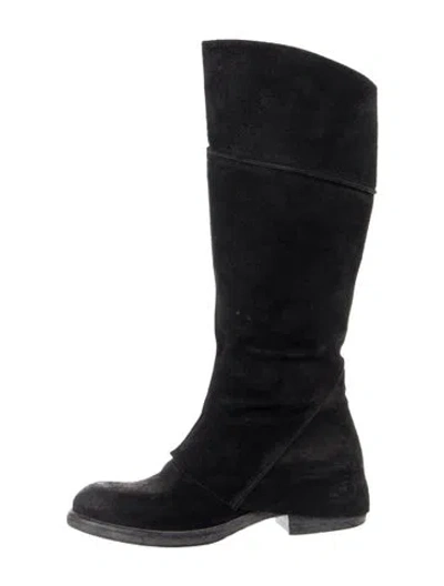 Pre-owned Vera Wang Suede Boots In Blue