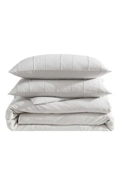 Vera Wang Tucks Jacquard Comforter & Sham Set In White