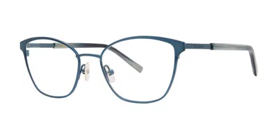 Vera Wang V583 Slate Occhiali Da Vista Blu Per Donna (solo Montatura) In Blue