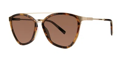 Vera Wang V612 Tortoise Women's Sunglasses Tortoiseshell Size 56 In Brown