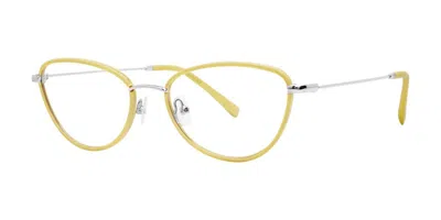 Vera Wang V700 Women's Glasses, Yellow, Size 52