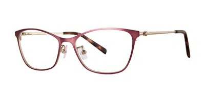 Vera Wang Va57 Women's Glasses, Burgundy, Size 53