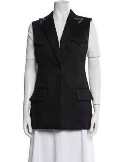 Pre-owned Vera Wang Vest In Black