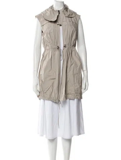 Pre-owned Vera Wang Vest In Gray