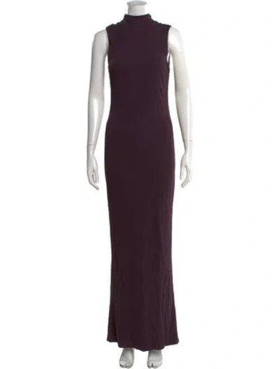 Pre-owned Vera Wang Vintage Long Dress In Purple