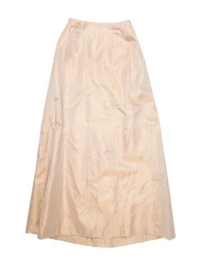 Pre-owned Vera Wang Vintage Long Skirt In Neutrals