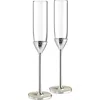Vera Wang Wedgwood Ith Love Nouveau Pearl Toasting Flutes Set Of Two