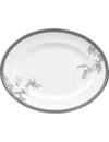 Vera Wang Wedgwood Lace Platinum Small Oval Dish
