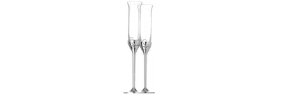 Vera Wang Wedgwood Set Of 2 Love Knots Toasting Flutes In No Color