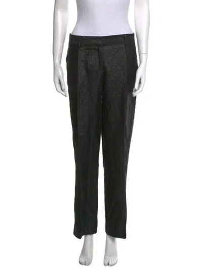 Pre-owned Vera Wang Wide Leg Pants In Black