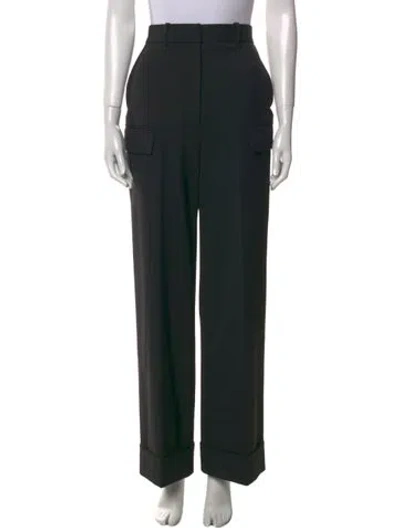 Pre-owned Vera Wang Wide Leg Pants In Black