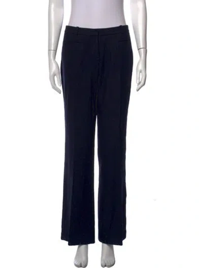 Pre-owned Vera Wang Wide Leg Pants In Blue