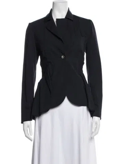 Pre-owned Vera Wang Wool Coat In Black