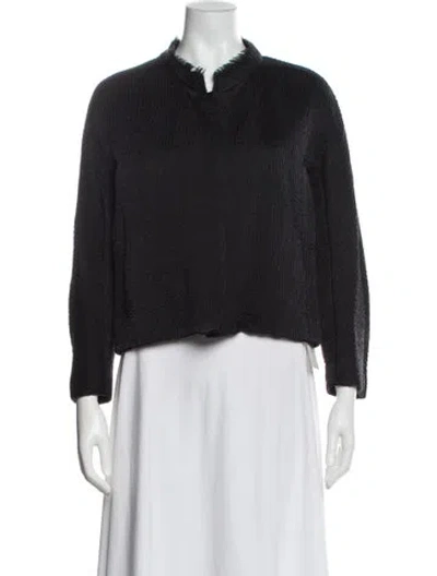 Pre-owned Vera Wang Wool Evening Jacket In Black