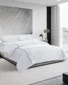 Vera Wang Zig Zag Comforter/sham Set In White