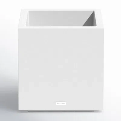 Veradek Block Series Cube Planter In White