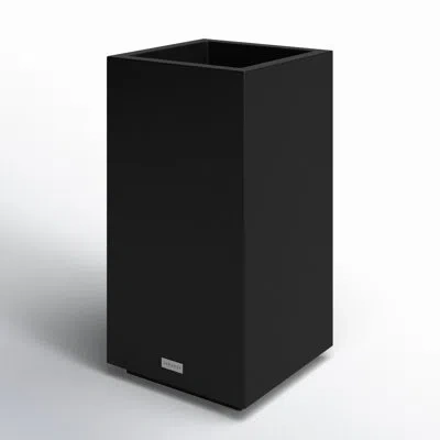 Veradek Block Series Pedestal Planter In Black