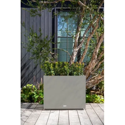 Veradek Block Series Span Planter In Gray