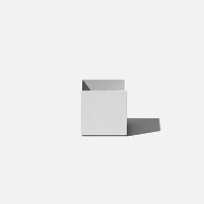 Veradek Geo Series Cube Planter In White