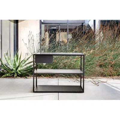 Veradek Outdoor Kitchen Series Free Standing Sink In Powdercoat