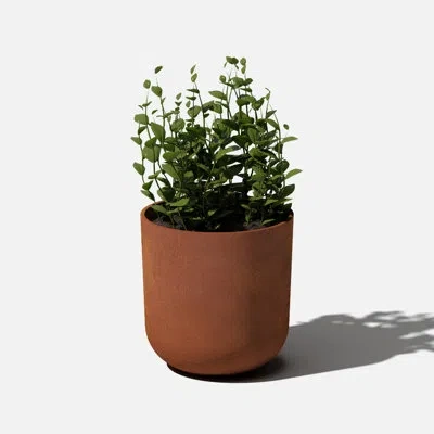 Veradek Patina Series Kona Round Planter In Orange