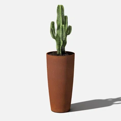 Veradek Patina Series Selena 28" Planter In Orange